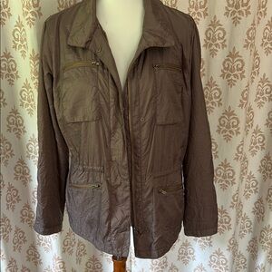 Soma intimates crinkle silky lightweight Jacket L